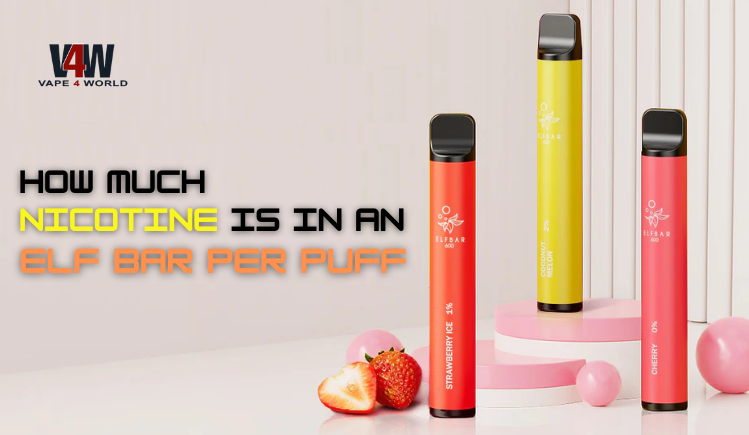 How Much Nicotine is in an Elf Bar per Puff?