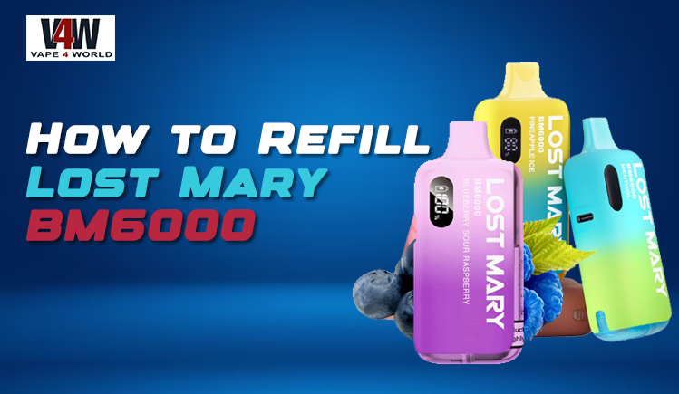 How to Refill Lost Mary BM6000 | Vape4World How to Refill Lost Mary BM6000 | Vape4World