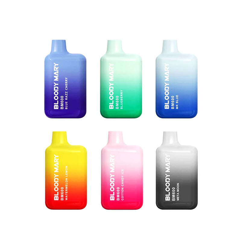 bloody mary disposable vape Bloody Mary BM600 Prefilled Pod Vape Kit (Box of 10) – Vape4World
