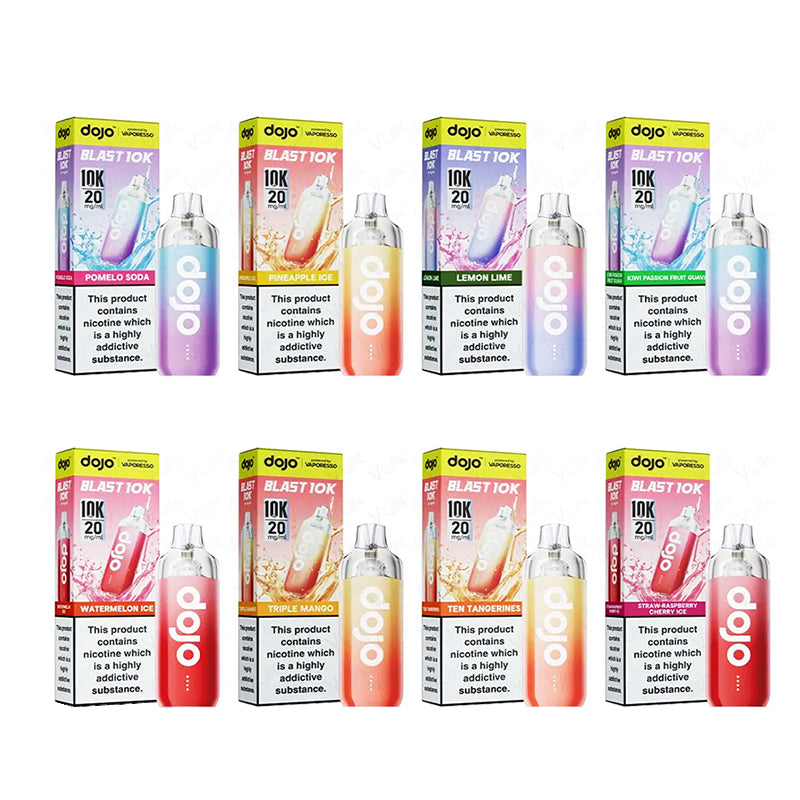Vaporesso Dojo Blast 10K 20mg Prefilled Pod Vape Kit Vape4World Vaporesso Dojo Blast 10K 20mg Prefilled Pod Vape Kit Vape4World