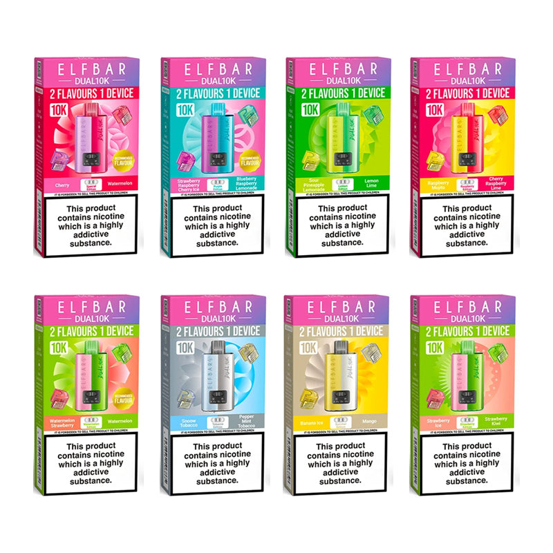 Elf Bar Dual 10k Puffs Prefilled Pod Vape Kit Vape4World Elf Bar Dual 10k Puffs Prefilled Pod Vape Kit Vape4World