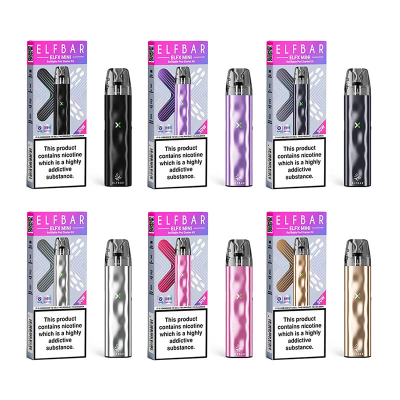Elf Bar ELFX Mini 1000mAh Pod Vape Kit | Vape 4 World Vape4World Elf Bar ELFX Mini 1000mAh Pod Vape Kit | Vape 4 World Vape4World