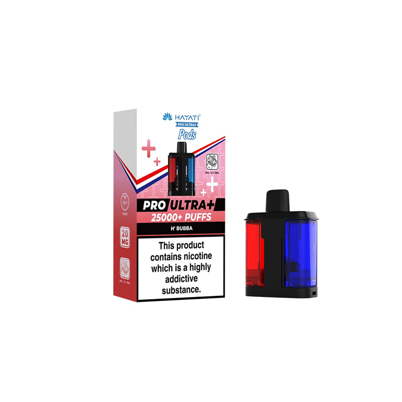 hayati pro ultra replacement pods Hayati Pro Ultra Plus 25000 Pods Box of 5