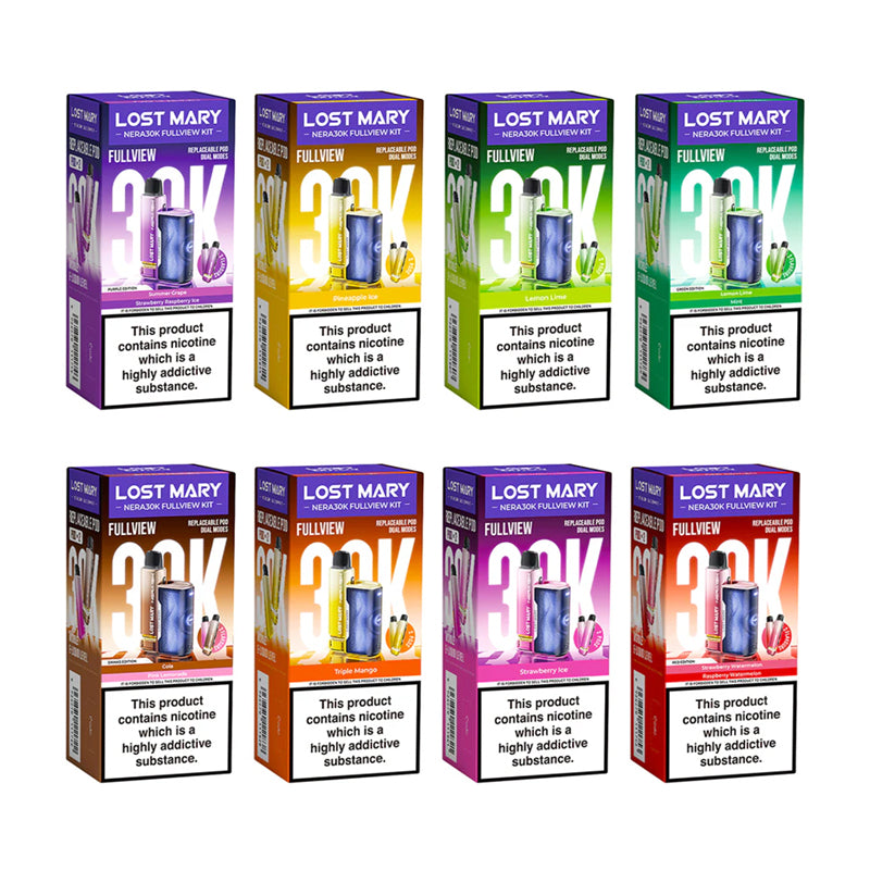 Lost Mary 30k Nera 30000 Puffs 20mg Prefilled Pod Vape Kit Vape4World Lost Mary 30k Nera 30000 Puffs 20mg Prefilled Pod Vape Kit Vape4World