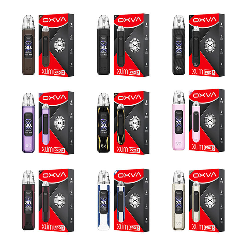 Oxva Xlim Pro 3 30W 1500mAh Pod Vape Kit Vape4World Oxva Xlim Pro 3 30W 1500mAh Pod Vape Kit Vape4World