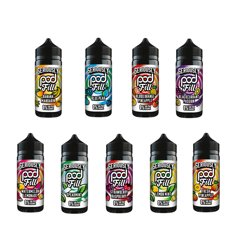 Seriously Pod Fill 100ml E Liquid | Vape4World Seriously Pod Fill 100ml E Liquid | Vape4World