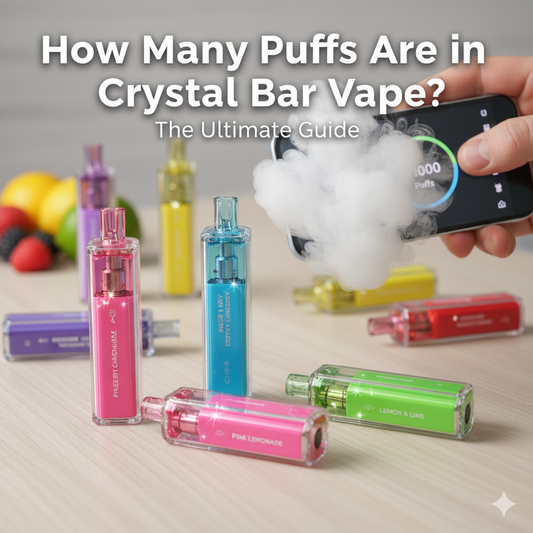 How Many Puffs Are in a Crystal Bar Vape? Vape4World How Many Puffs Are in a Crystal Bar Vape? Vape4World