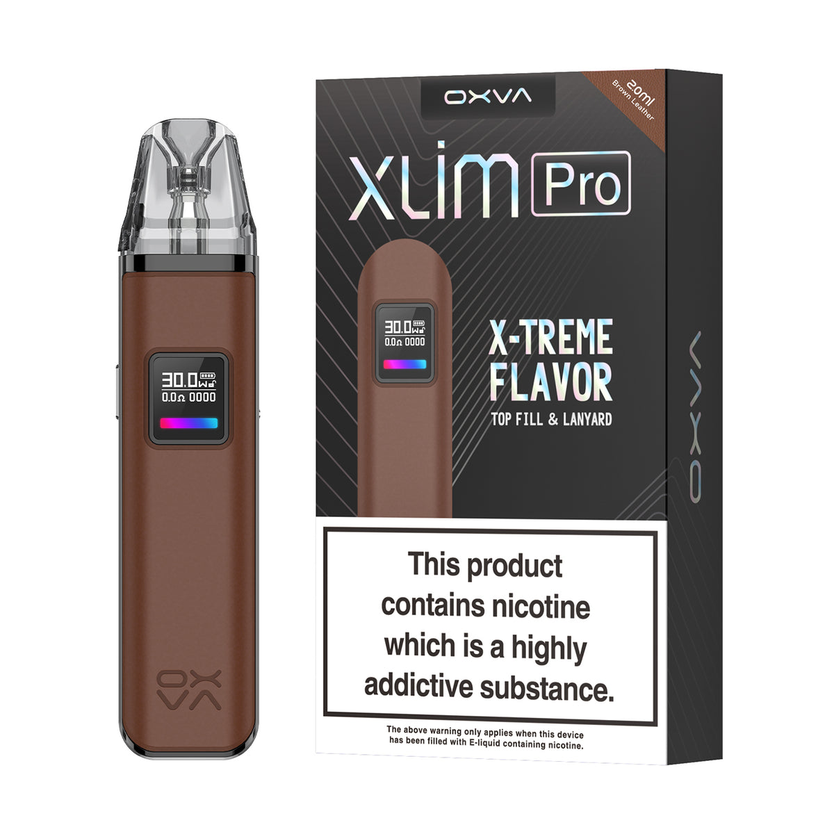 Xlim Pro Pod Kit Brown Leather