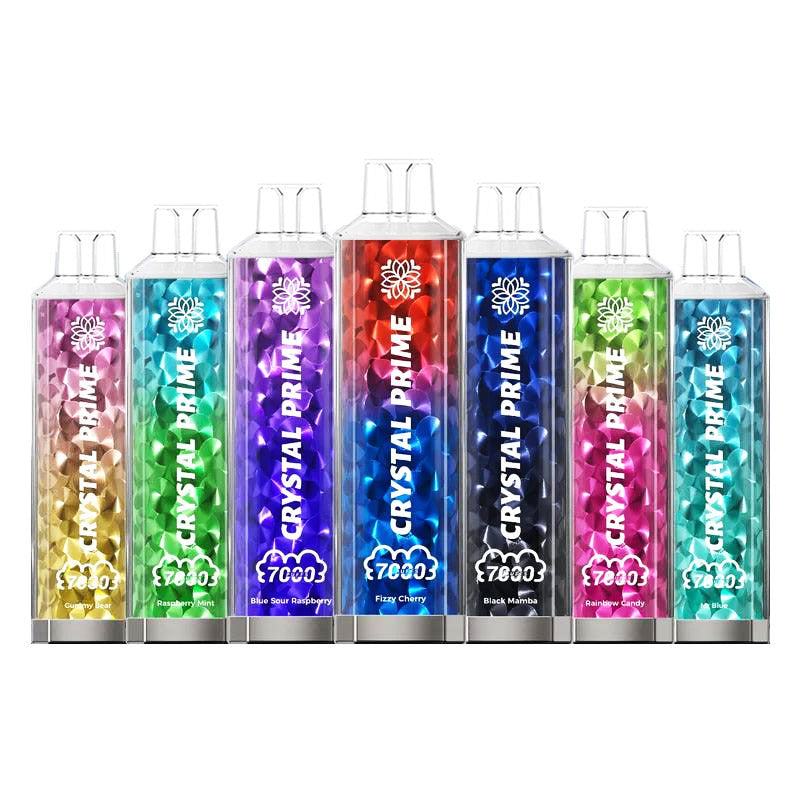 Crystal Prime 7K 7000 Puffs 0mg Nicotine Free Disposable Vape Kit