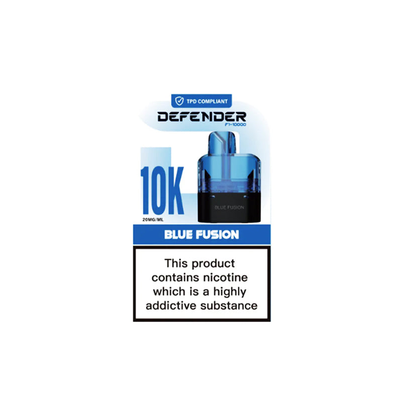 Defender F1 -10K 20mg Prefilled Replacement Pods