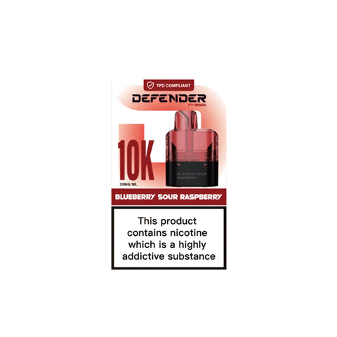 Defender F1 -10K 20mg Prefilled Replacement Pods