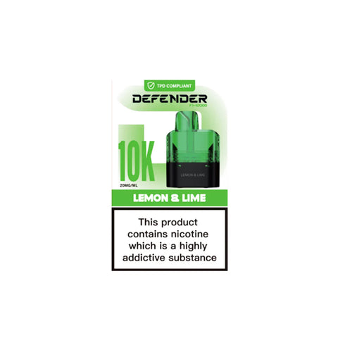 Defender F1 -10K 20mg Prefilled Replacement Pods