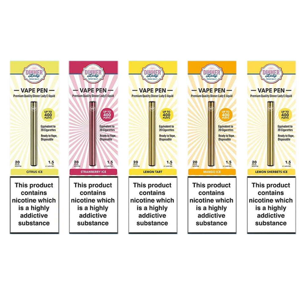 Dinner Lady Vape Pen 20mg 400 Puffs Disposable Vape Kit