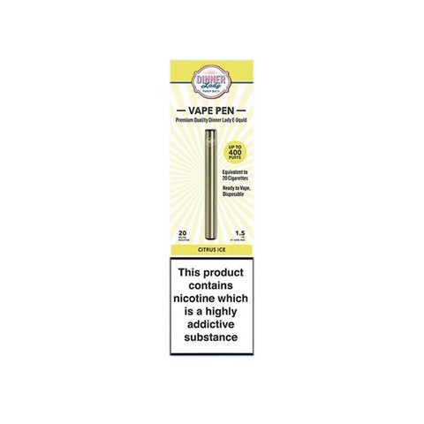 Dinner Lady Vape Pen 20mg 400 Puffs Disposable Vape Kit
