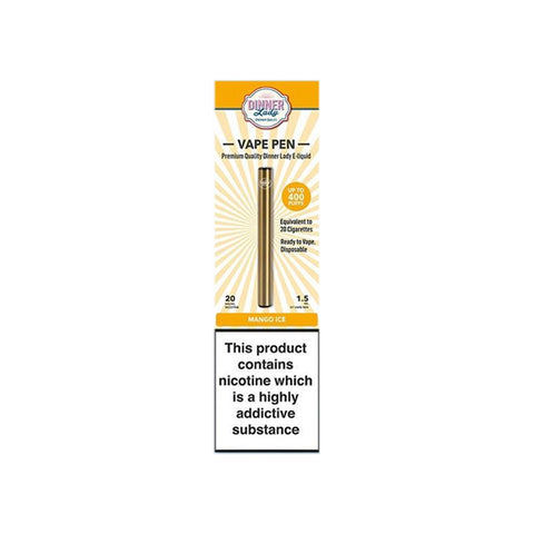 Dinner Lady Vape Pen 20mg 400 Puffs Disposable Vape Kit