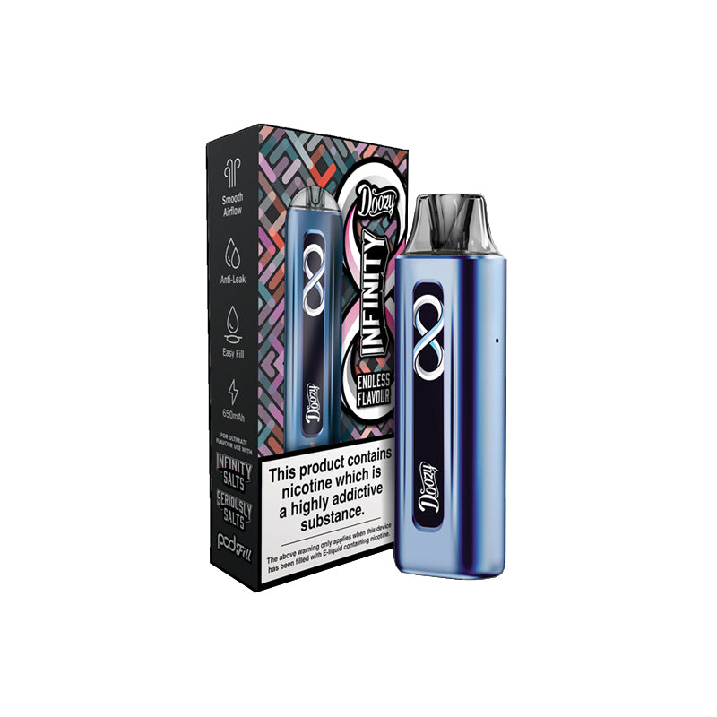 Doozy Vape Infinity 650mAh Refillable Pod Vape Kit Vape4World Doozy Vape Infinity 650mAh Refillable Pod Vape Kit Vape4World