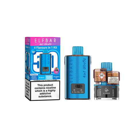 Elf Bar 4 in 1 Ultra 50 20mg Prefilled Pod Vape Kit