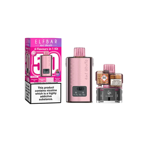 Elf Bar 4 in 1 Ultra 50 20mg Prefilled Pod Vape Kit