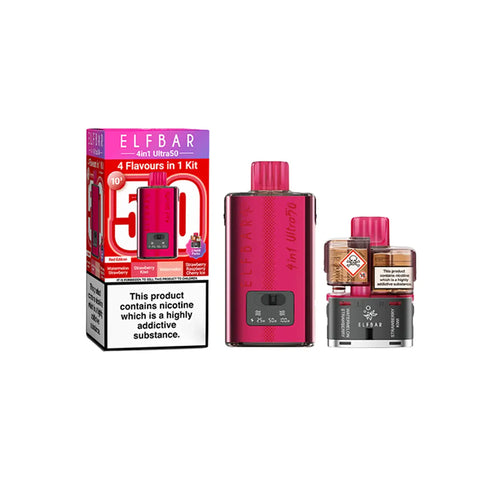 Elf Bar 4 in 1 Ultra 50 20mg Prefilled Pod Vape Kit