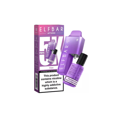 Elf Bar AF5000 5K 5000 Puffs Disposable Vape Kit (Buy 4 Pay For 3)