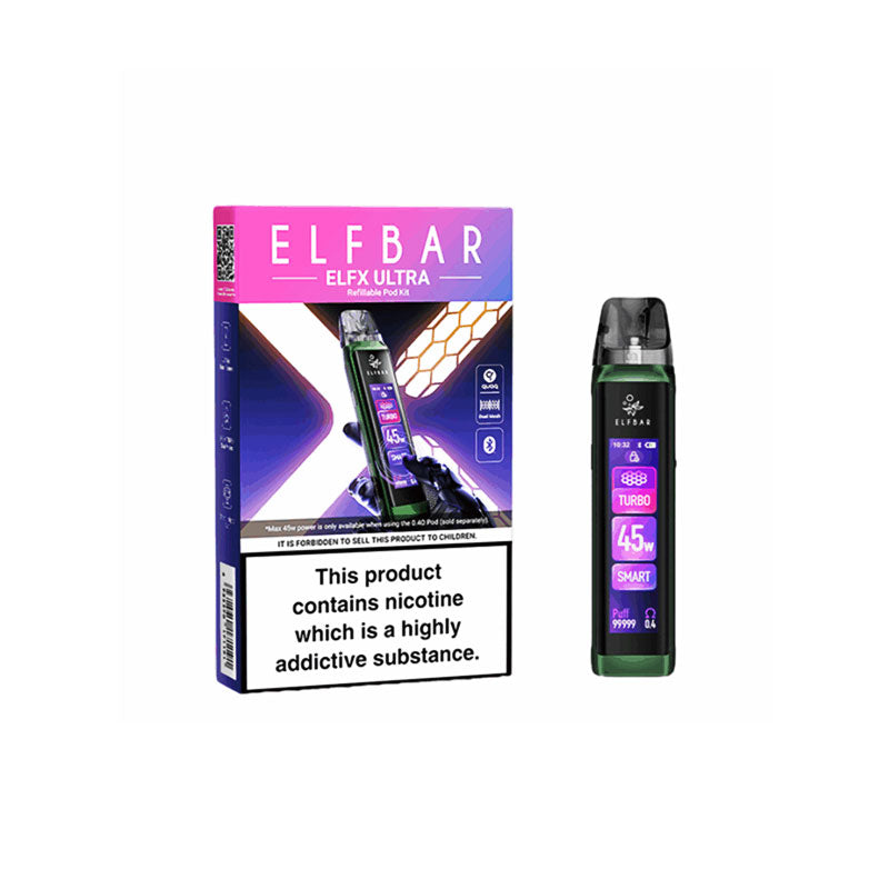 Elf Bar ELFX Ultra 1500mAh Pod Vape Kit Vape4World Elf Bar ELFX Ultra 1500mAh Pod Vape Kit Vape4World