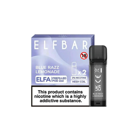 Elf-Bar-Elfa-Pre-filled-Pods-Blue-Razz-Lemonade  800 × 800px