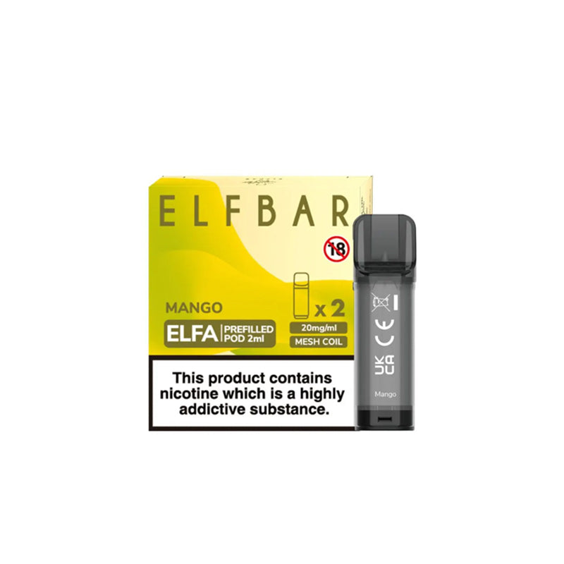 Elf-Bar-Elfa-Pre-filled-Pods-Elf-Mango  800 × 800px