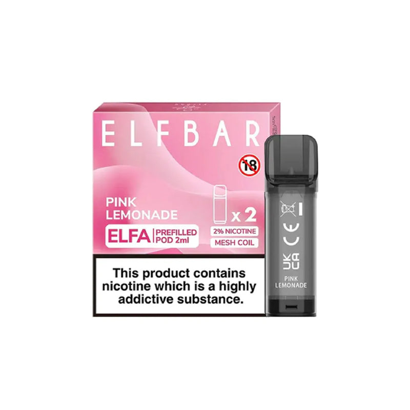 Elf-Bar-Elfa-Pre-filled-Pods-Pink-Lemonade  800 × 800px