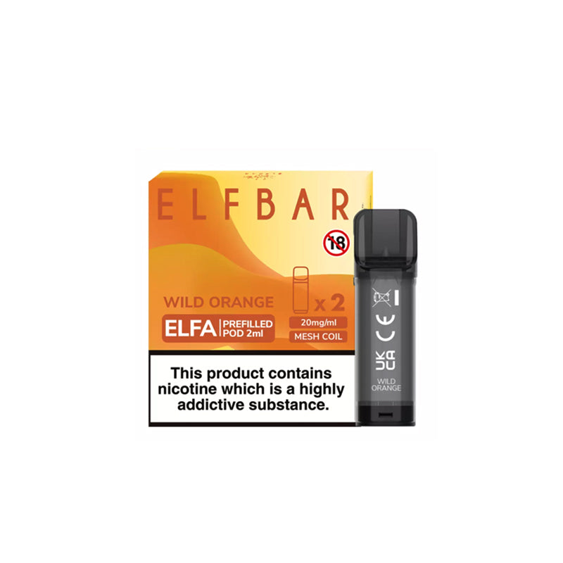 Elf-Bar-Elfa-Pre-filled-Pods-Wild-Orange  800 × 800px