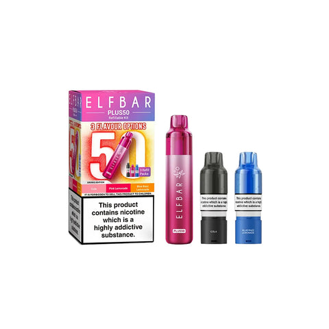 Elf Bar Plus 50 20mg Prefilled Pod Vape Kit