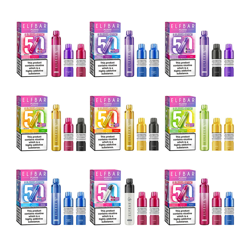 Elf Bar Plus 50 20mg Prefilled Pod Vape Kit Vape4World Elf Bar Plus 50 20mg Prefilled Pod Vape Kit Vape4World