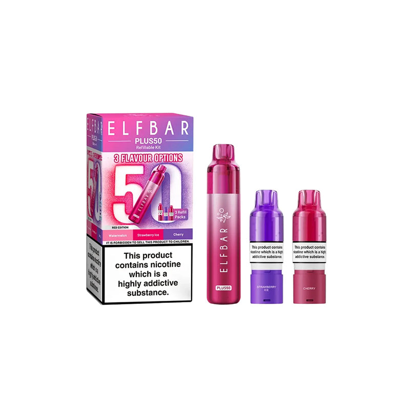 Elf Bar Plus 50 20mg Prefilled Pod Vape Kit Vape4World Elf Bar Plus 50 20mg Prefilled Pod Vape Kit Vape4World