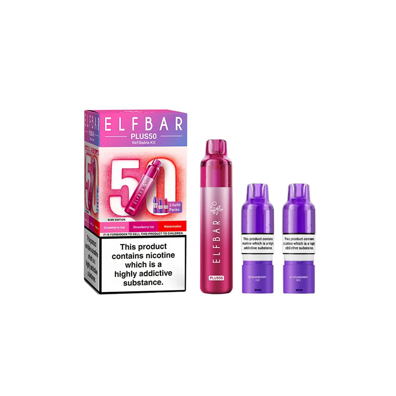 Elf Bar Plus 50 20mg Prefilled Pod Vape Kit Vape4World Elf Bar Plus 50 20mg Prefilled Pod Vape Kit Vape4World