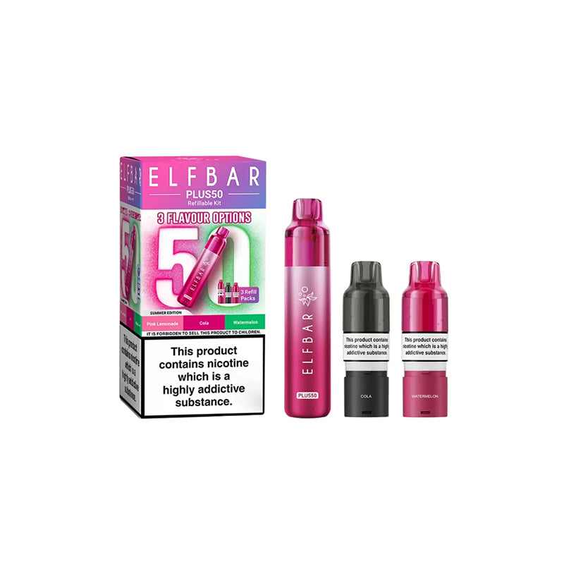 Elf Bar Plus 50 20mg Prefilled Pod Vape Kit Vape4World Elf Bar Plus 50 20mg Prefilled Pod Vape Kit Vape4World