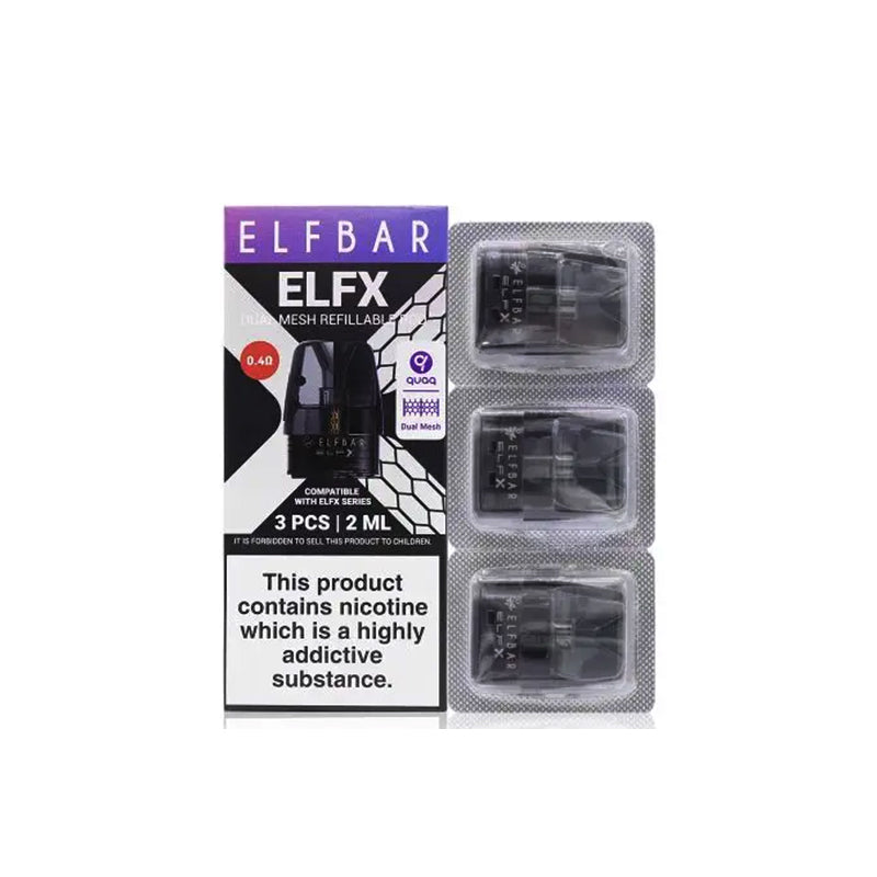 Elf Bar ELFX Replacement Pods - Vape 4 World Vape4World Elf Bar ELFX Replacement Pods - Vape 4 World Vape4World