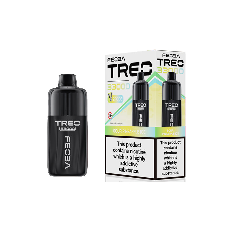 Feobo-Treo-33K-Pod-Kit-Sour-Pineapple-Ice