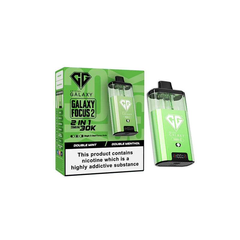 Crystal Galaxy Focus 2 30K 20mg Replaceable Prefilled Pod Vape Kit Vape4World Crystal Galaxy Focus 2 30K 20mg Replaceable Prefilled Pod Vape Kit Vape4World