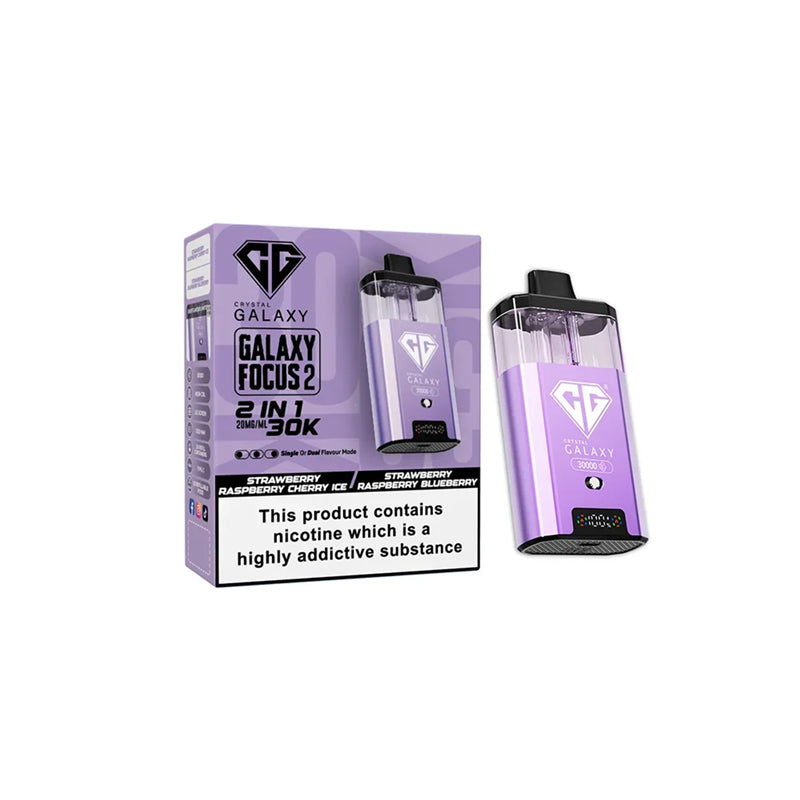Crystal Galaxy Focus 2 30K 20mg Replaceable Prefilled Pod Vape Kit