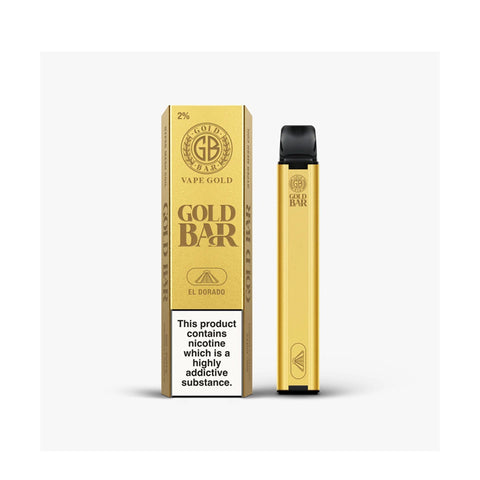 Ske Crystal Gold Bar 600 Puffs Disposable Vape Kit