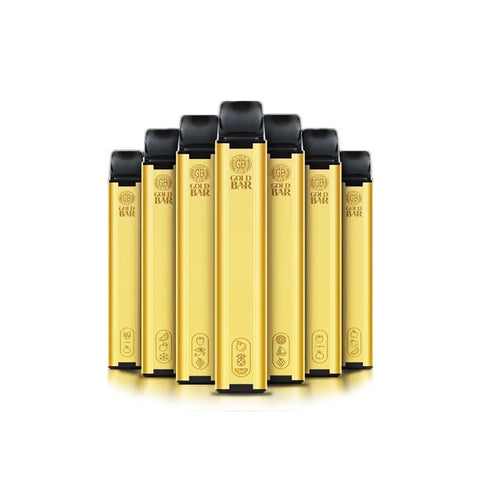 Ske Crystal Gold Bar 600 Puffs Disposable Vape Kit