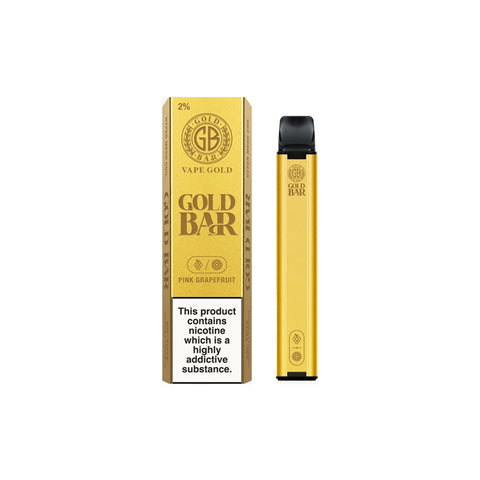 Ske Crystal Gold Bar 600 Puffs Disposable Vape Kit