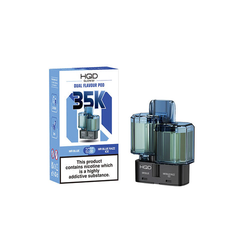 HDQ Glow Air 35K 20mg Prefilled Replacement Pods (Pack of 5)