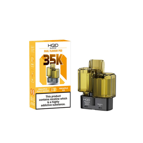 HDQ Glow Air 35K 20mg Prefilled Replacement Pods (Pack of 5)