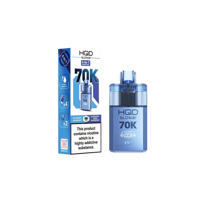 HQD-Glow-Air-70k-Prefilles-Pod-Kit-Blueberry-Raspberry-Blueberry-Sour-Raspberry