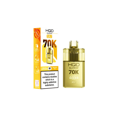 HQD-Glow-Air-70k-Prefilles-Pod-Kit-Pineapple-Peach-Mango-Pineapple-Ice