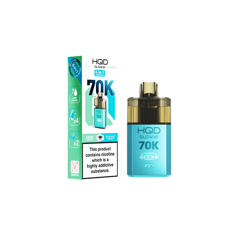 HQD-Glow-Air-70k-Prefilles-Pod-Kit-Summer-Dream-Blue-Razz-Cherry