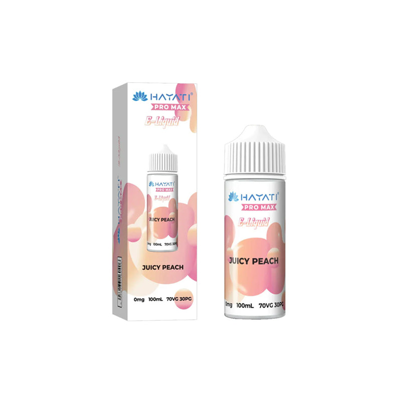 Hayati-Pro-Max-100ml-E-Liquid-Juicy-Peach  800 × 800px