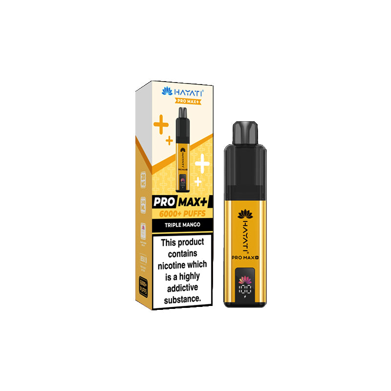 Hayati Pro Max Plus 6000-6K Puffs 20mg Prefilled Pod Vape Kit Vape4World Hayati Pro Max Plus 6000-6K Puffs 20mg Prefilled Pod Vape Kit Vape4World