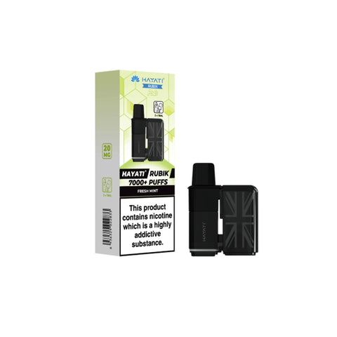 Hayati Rubik 7000 Puffs 20mg Prefilled Replacement Pods