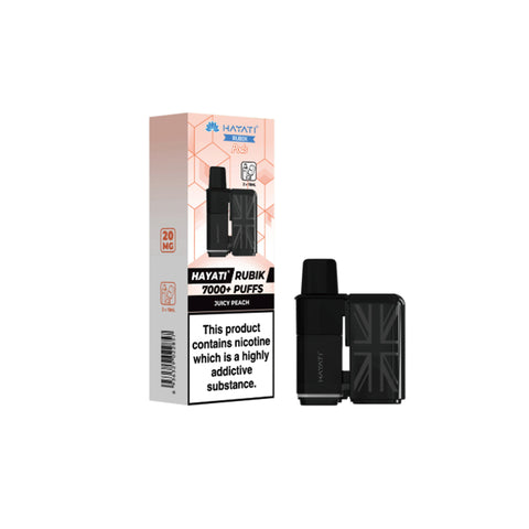 Hayati Rubik 7000 Puffs 20mg Prefilled Replacement Pods
